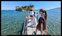 Agios Sostis Harbor and Cameo Island